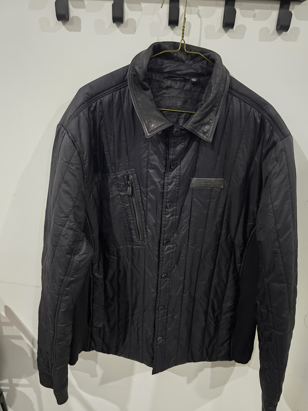 Harley-Davidson Black Quilted Button-Front Jacket